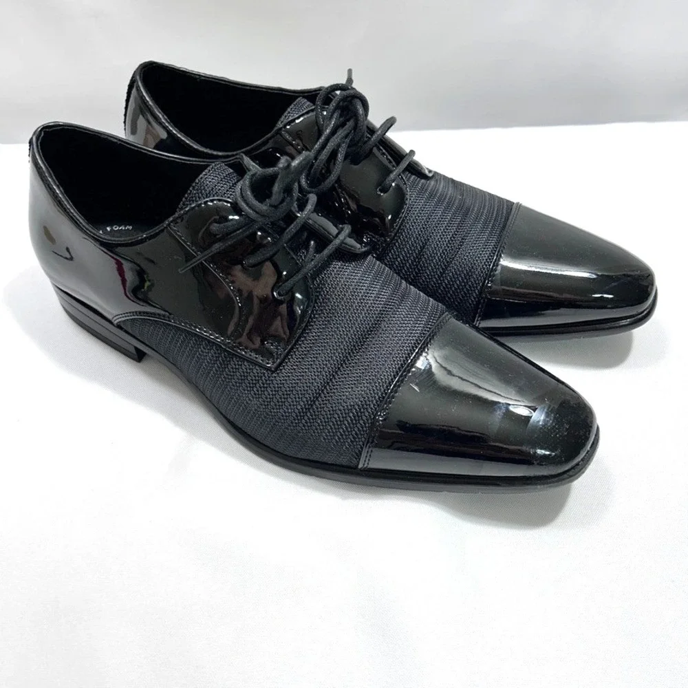 Stacy Adams Pharoah Cap Toe Oxford Men's‎ Shoes Black US 8.5M Wedding